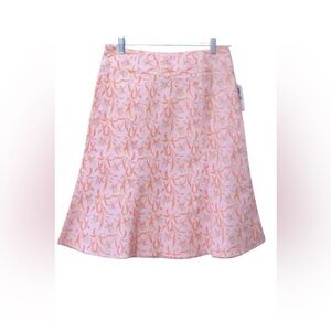 Gap Stretch Floral Print Cotton Blend Skirt Size 8- 0643